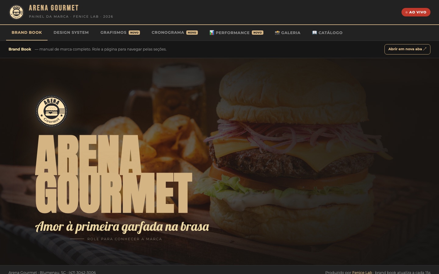 Brand Book Arena Gourmet